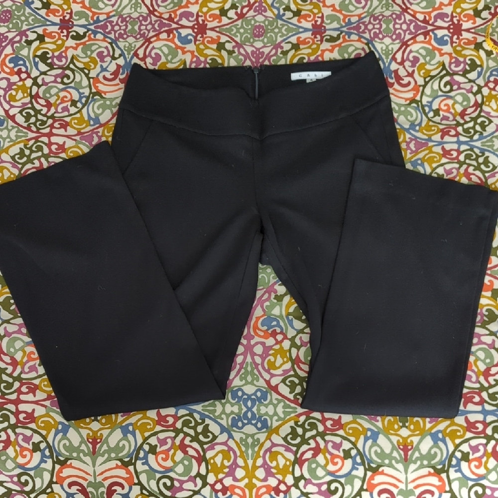 CAbi Black Straight Leg Women's Pants